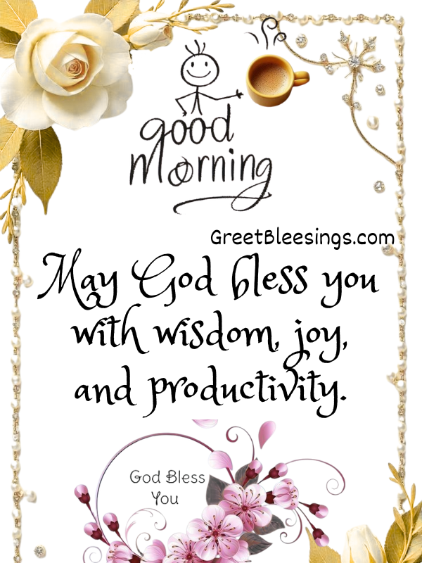 Good Morning Tuesday Blessings for Wisdom, Joy, and Productivity.