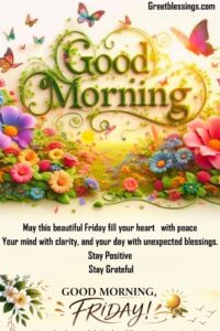 Read more about the article 140+ Positive Friday Blessings, Prayers, Wishes, Images