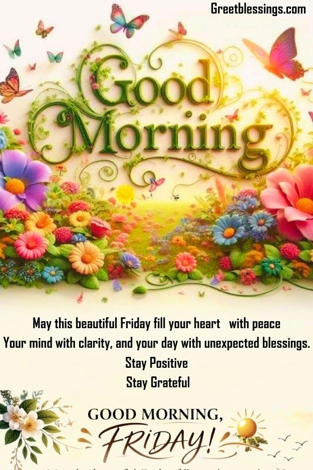 Read more about the article 140+ Positive Friday Blessings, Prayers, Wishes, Images