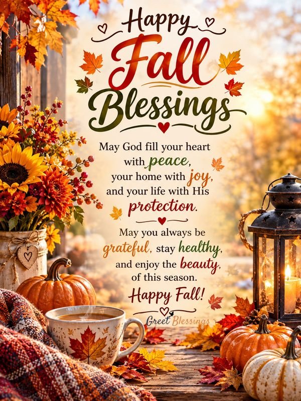 You are currently viewing 80 Happy Fall Blessings, Quotes, Wishes and Prayers for 2026